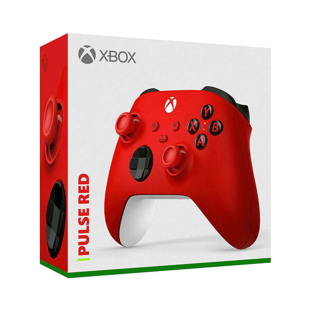 Controle Xbox Sem Fio Pulse Red Series X/S One PC Bluetooth USB-C - Vermelho