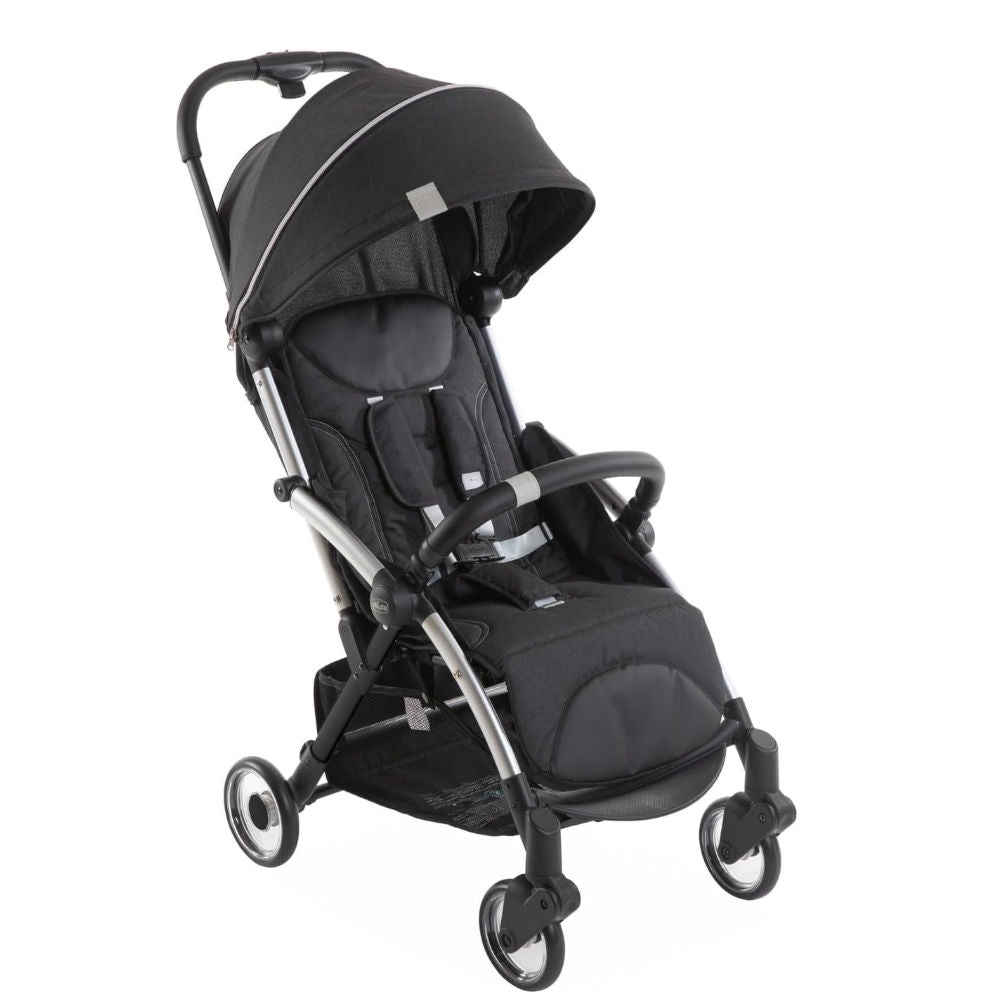 Carrinho de Bebê Chicco Goody Plus Graphite Dobrável Suporta até 15 kg, 105 cm Altura
