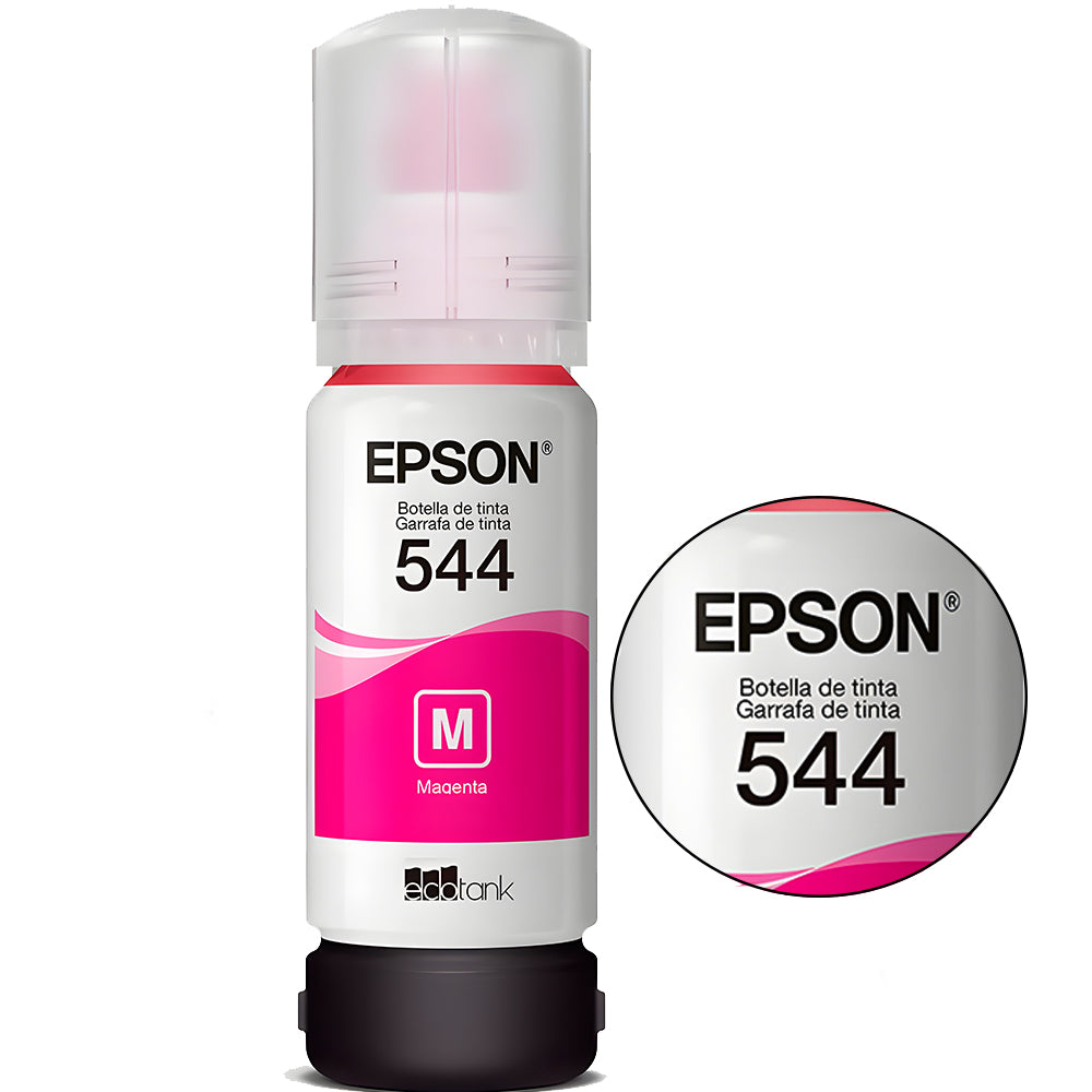 Refil de Tinta Epson Magento 544-T544320 Original Para L3110/L3150 Rende 7.500 Paginas (Fora da Caixa)