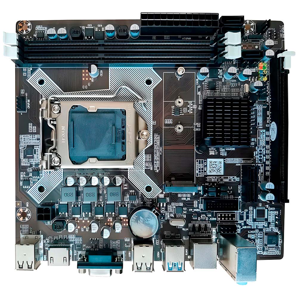Computador Core I5-4570, GT-H81 Com Slot M2, Rede Gigabit, RAM 16GB, SSD 256GB, Gab 34-BK, Windows