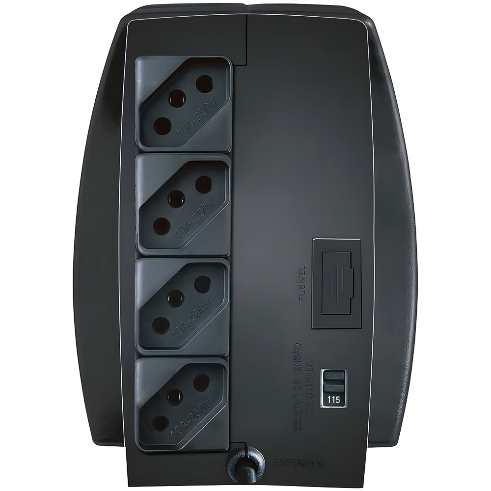 Estabilizador Bivolt ES-300VA Entrada 115/220V Bivolt Manual- Saída 115V Mono Bem Ligado Coletek Energia