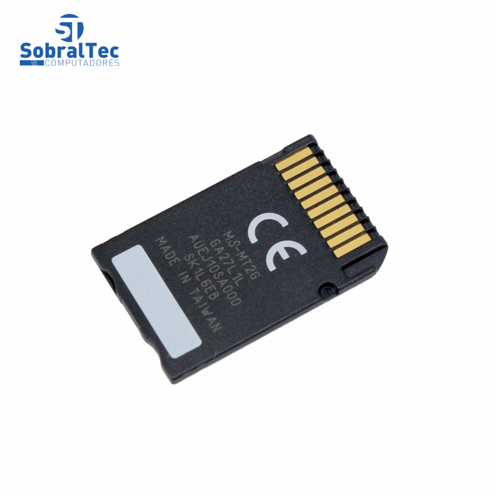 Cartão De Memória Memory Stick Pro Duo 2Gb Sony MagicGate Mark2 MS-MT2G