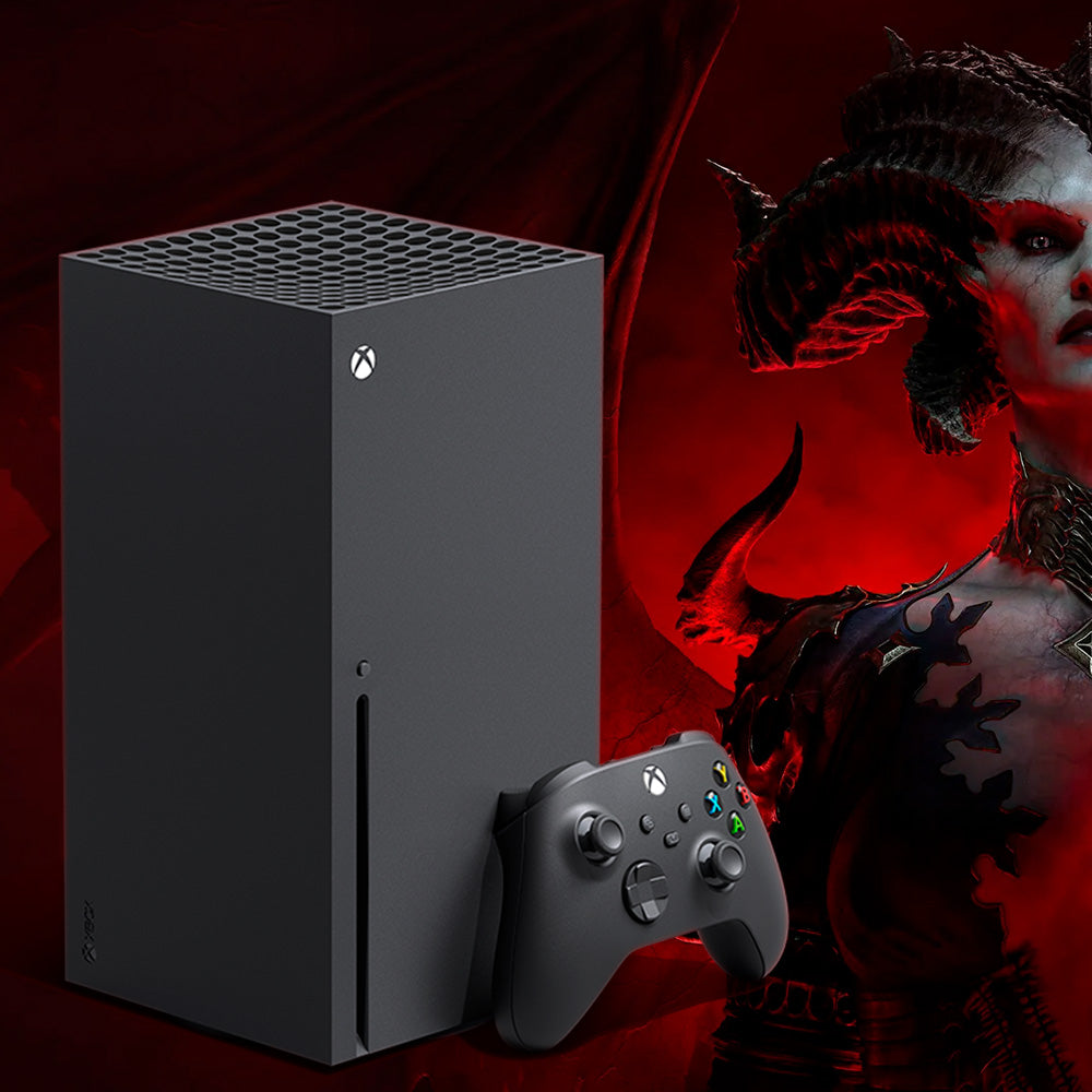 Console Xbox Series X 1TB SSD Microsoft Midia Digital Diablo IV Bundle - Preto