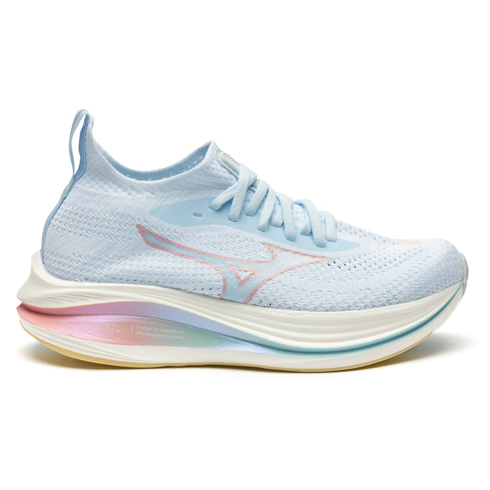 Tênis Mizuno Tamanho 36 Neo Zen Feminino Azul Claro EM-3R 320 X 200 X 120