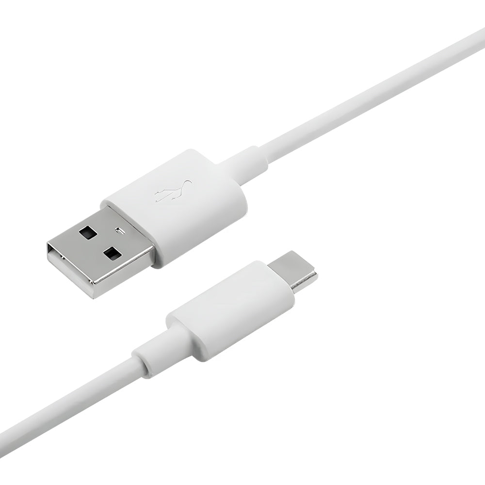 Cabo USB Para USB-C, Carregamento Rápido, 6A, 30cm Comprimento, Lehmox, LE-377, Branco
