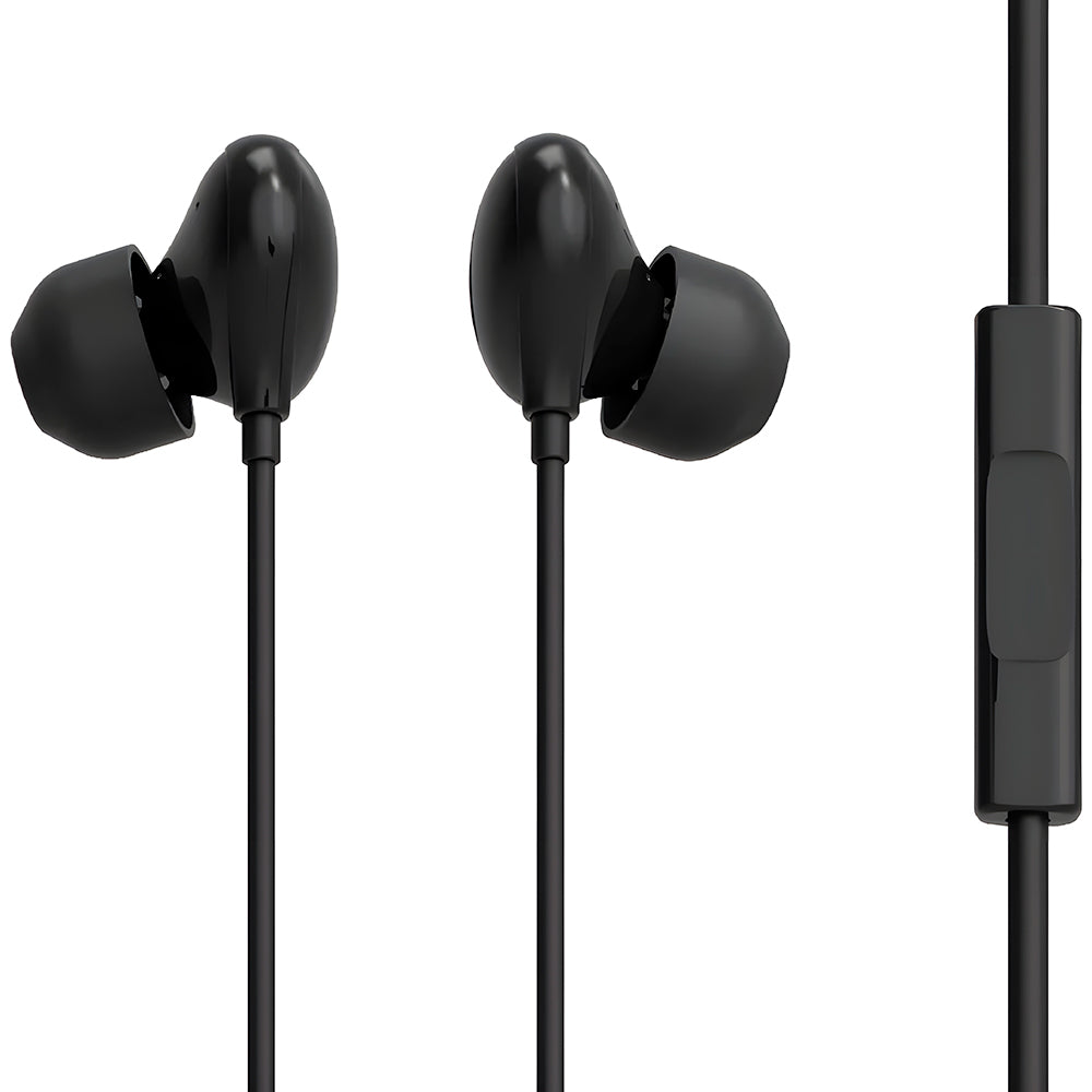 Fone de Ouvido Intra Auricular Earbuds EPH 201 Com Fio e Microfone, Lity - Preto