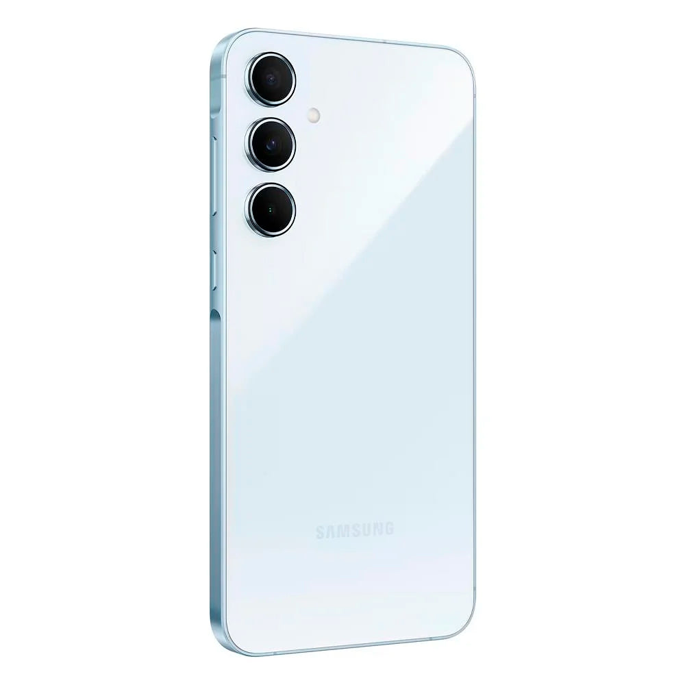 Smartphone Samsung Galaxy A55 RAM 8GB 256GB 5G, Câmera Tripla 50MP + Selfie 32MP, Tela 6.6''- Azul Claro