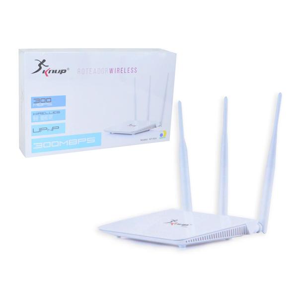 Roteador Wireless Knup Acess Point 300mbps 3 Antenas