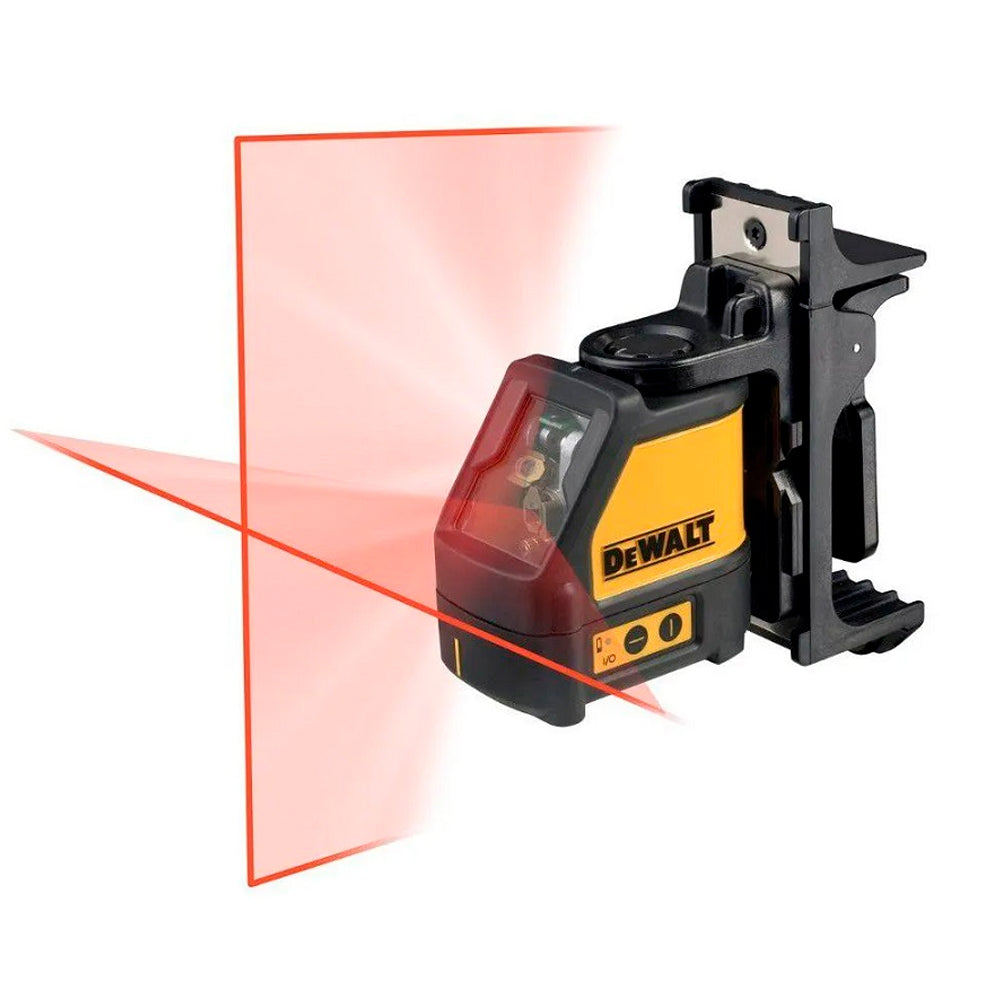 Nível a Laser Horizontal e Vertical Vermelho com 3 Pilhas AA e Maleta - DEWALT-DW088K