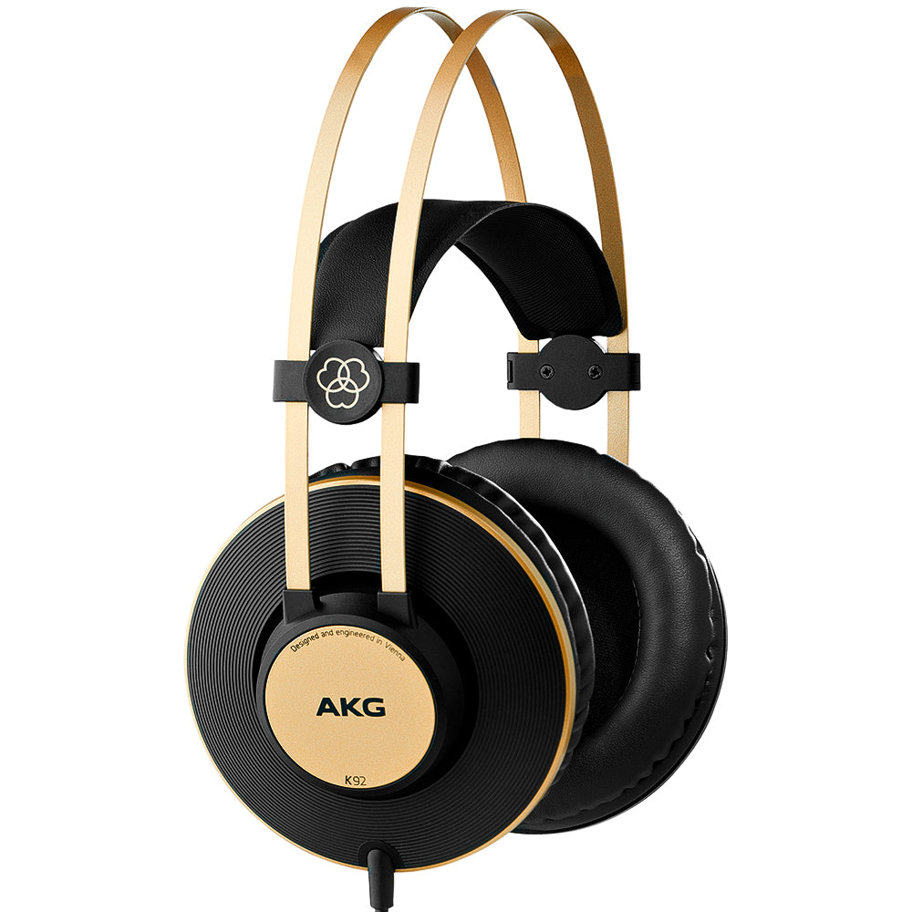 Fone de Ouvido AKG K92, Profissional, Preto e Dourado - 64726