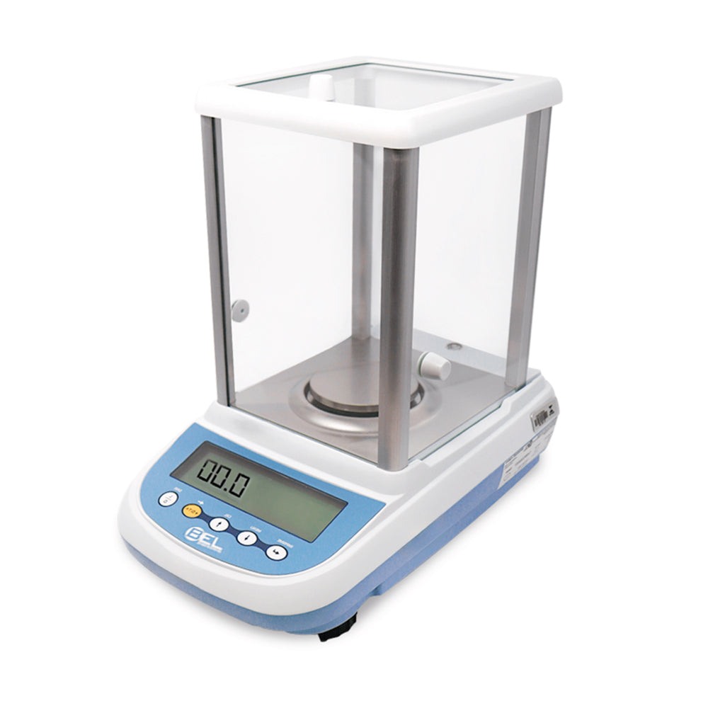 Balança Analítica BEL M214Ai 220 g x 0,0001 g, Calibração Automática, Prato Ø 80 mm, LCD Retroiluminado