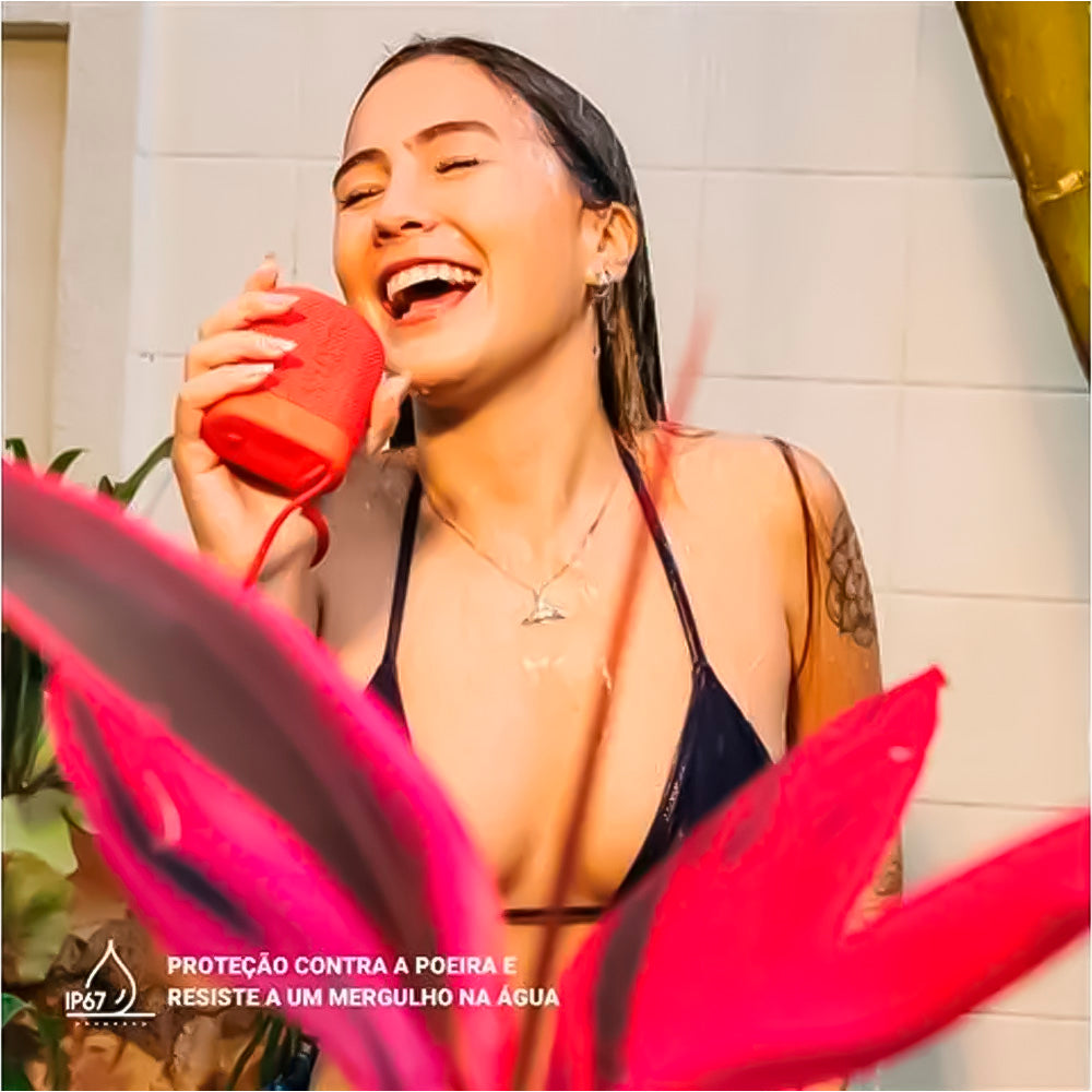 Caixa de Som Portatíl Bluetooth, 5W, Protecao IP67, Lity B10 - Lilas