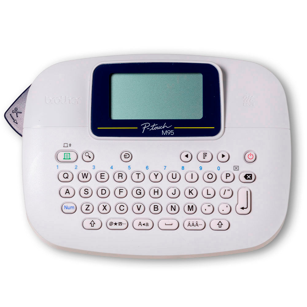 Rotulador Eletrônico Branco Portártil Brother PT M95WTBP Com 3 Fitas M231