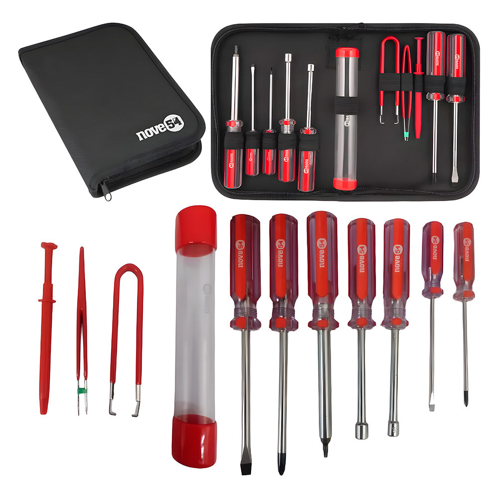 Jogo De Ferramentas Em Aço Carbono, Com 13 Peças, KF-013, Nove54