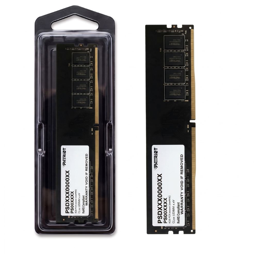 Memória Ram Desktop 16GB 3200Mhz DDR4 Patriot Signature, 1.2V  (Preto)