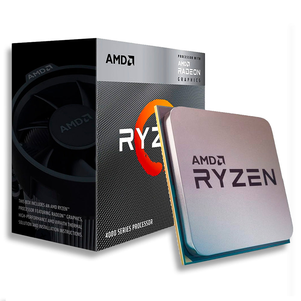 Computador Gamer AMD Ryzen 5 4600G 4.2GHz, GFire HTG 601, SSD 120GB, Memoria 8GB RAM, Windows 10 Pro