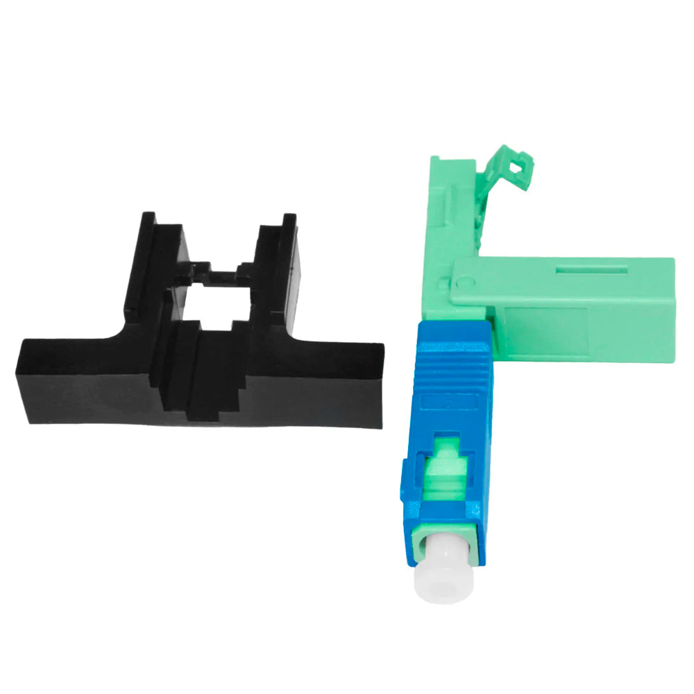 Conector Óptico, Tipo Fast, Com Trava, One Click SC/UPC, Azul