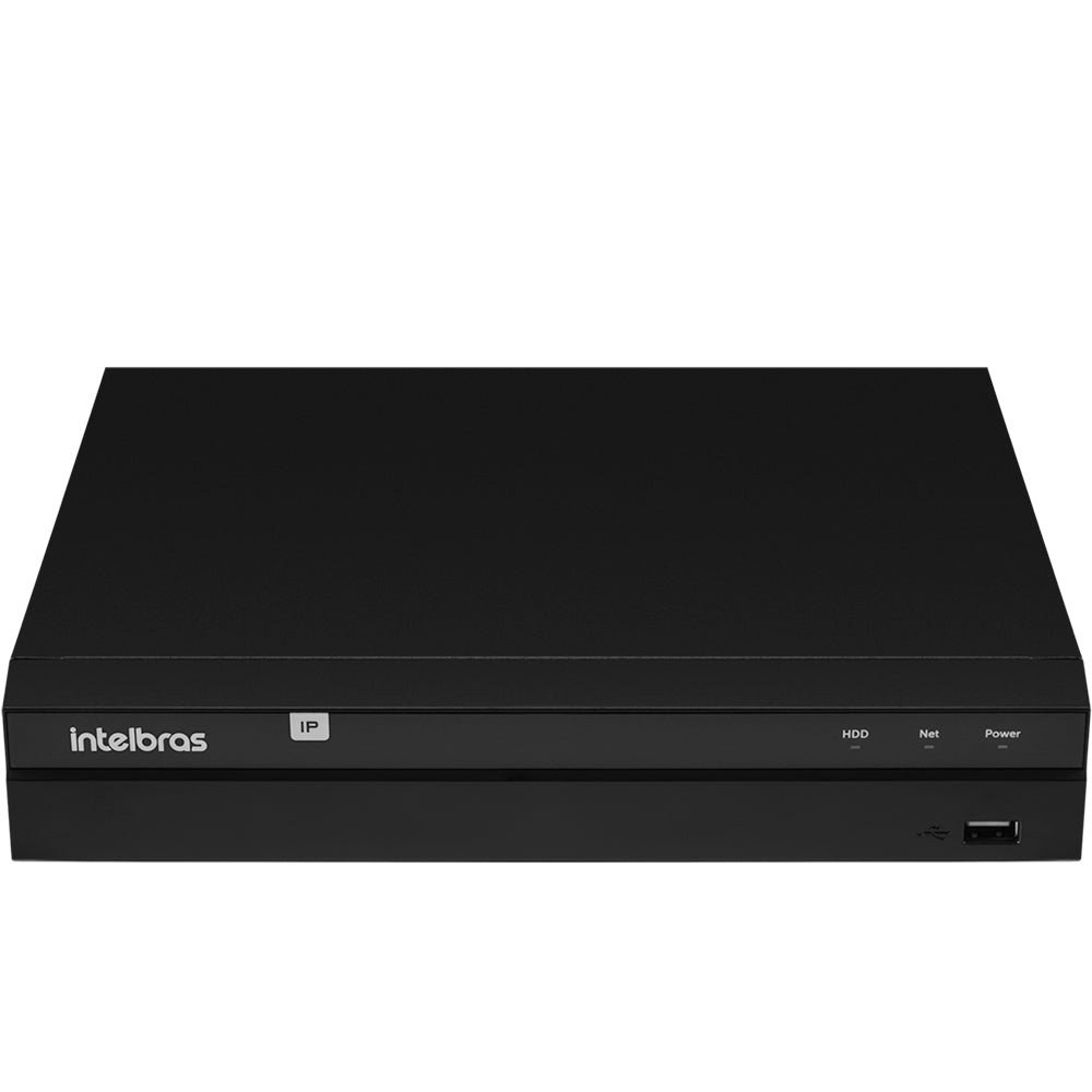 NVR Gravador de Vídeo Intelbras, Com 4 Canais, NVD 1404-P, Com 4 Portas PoE, Até 4K, Com HD de 1TB