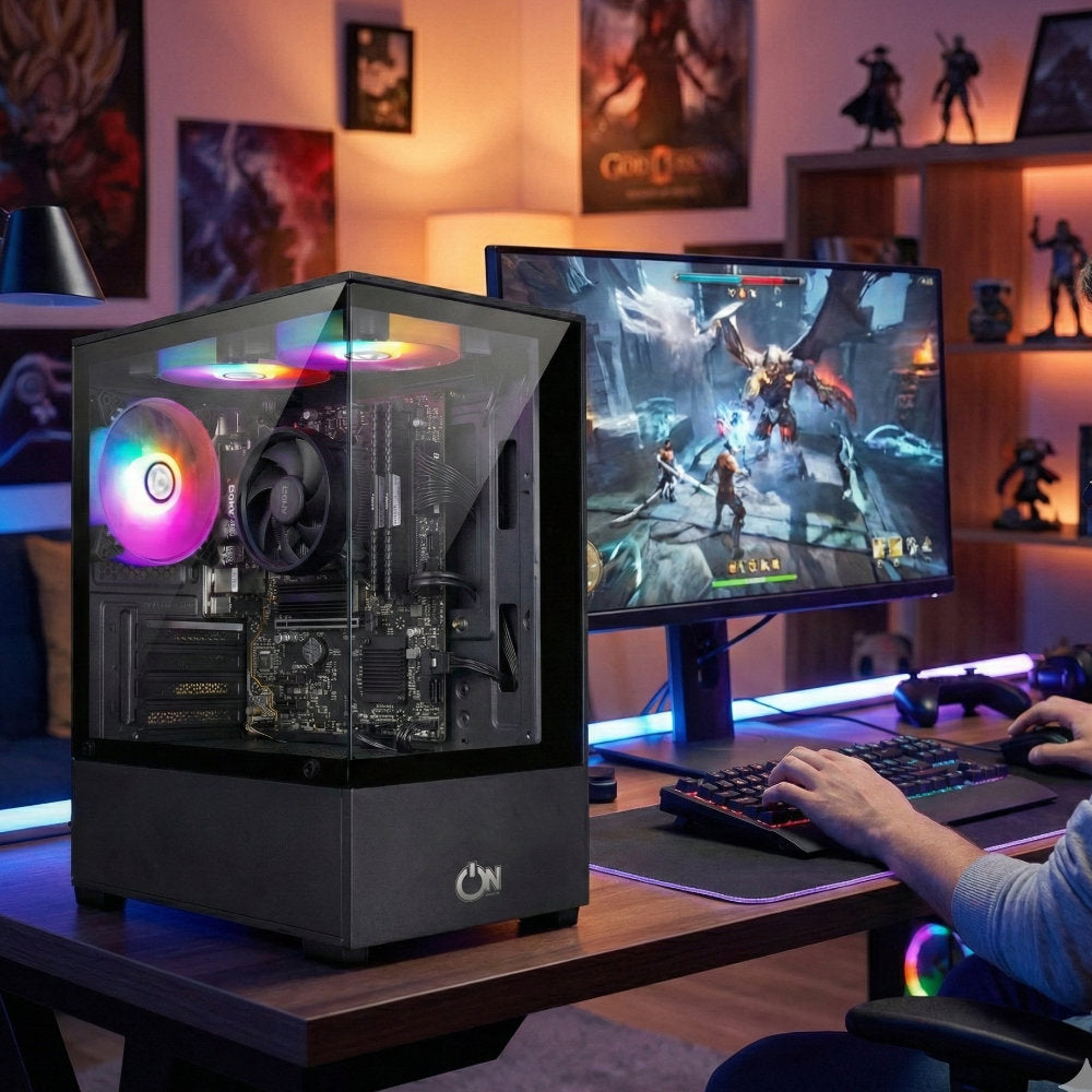 Computador Gamer AMD Ryzen 5 5600GT 16GB RAM (2x8GB) 3200Mhz DDR4 SSD 480GB Vega 7 Fonte 500W 80 Plus