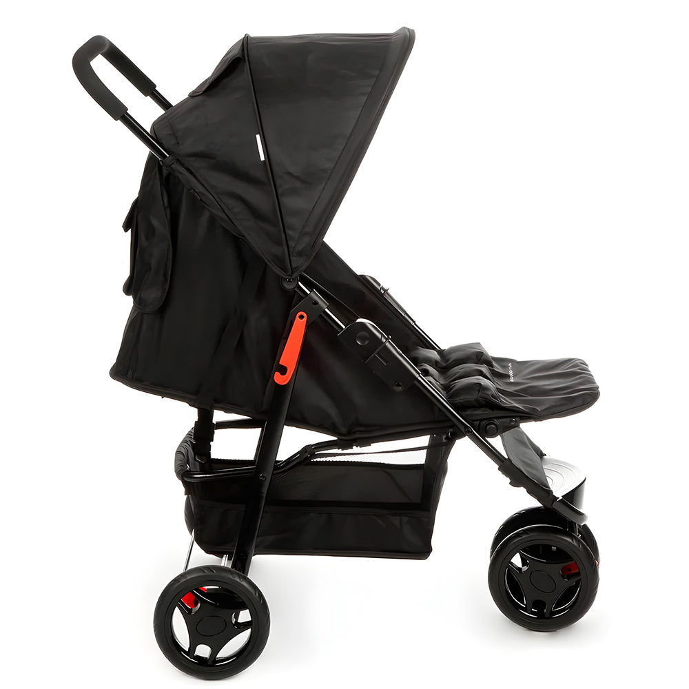 Carrinho de Bebê Com Bebê Conforto TS DUO, Cosco Kids, Travel System Toffy, Preto