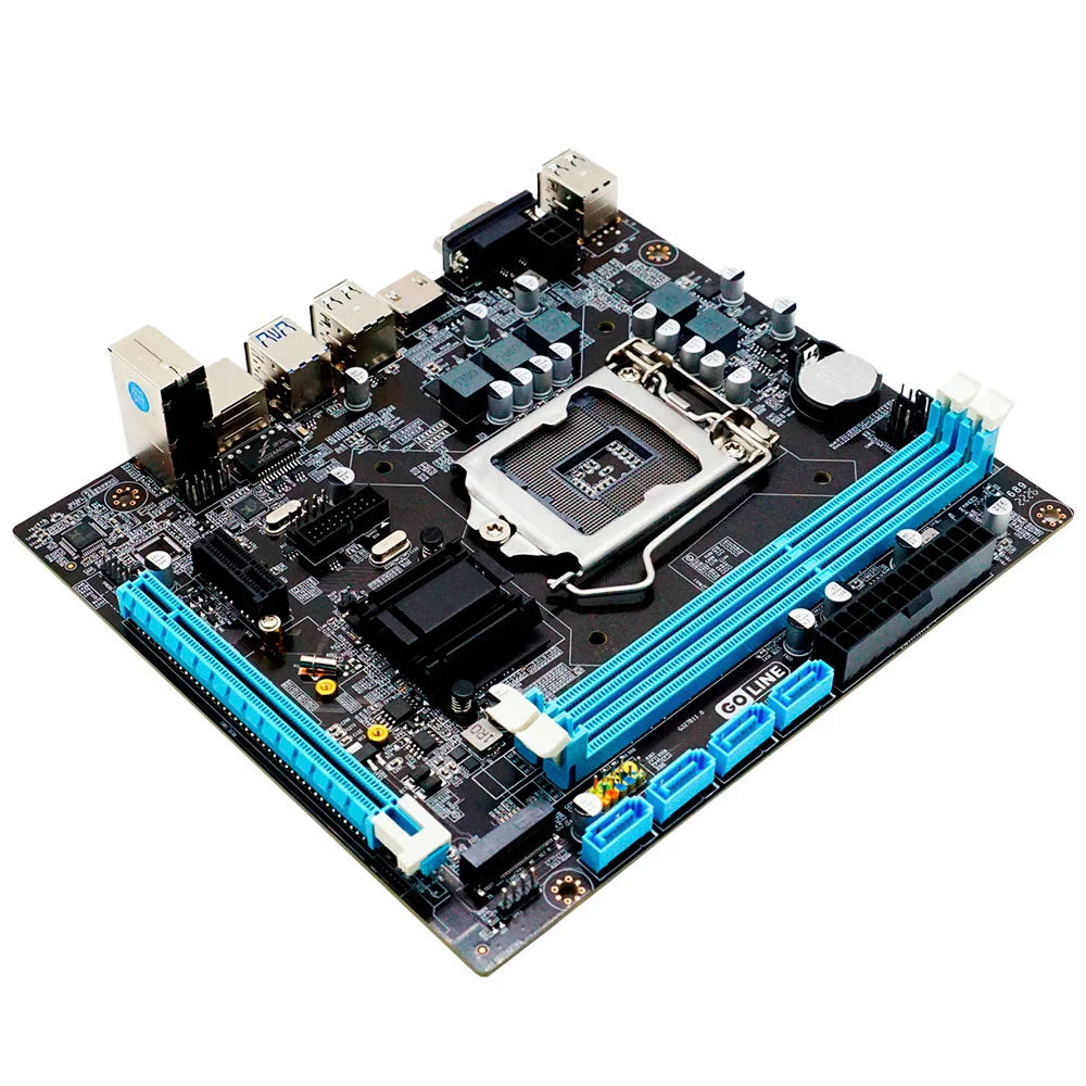 Placa-Mãe Goline H110M-GD3 LGA 1151, DDR3, HDMI, Slot M.2 NVMe, Chipset Intel H110, Formato Micro ATX – G-Series