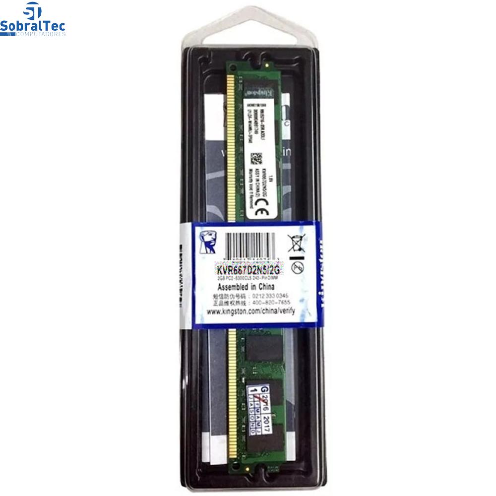 Memoria Ram Desktop 4 Gb Ddr3 1333Mhz KVR13N9S8/4 Kingston