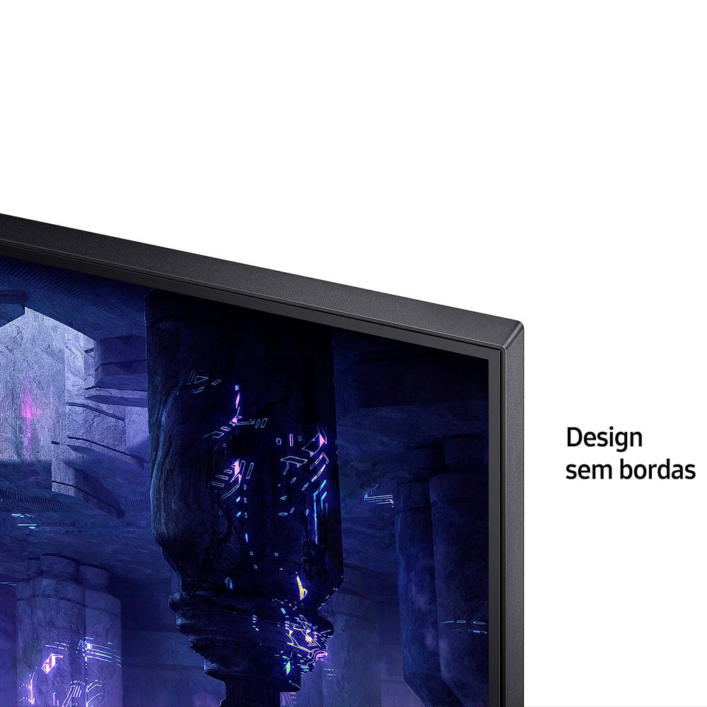 Monitor Gamer Samsung Odyssey G30, FULL HD, Tela Plana 24" Painel VA, 144Hz, 1Ms, HDMI, FreeSync Premium, LS24BG300ELMZD