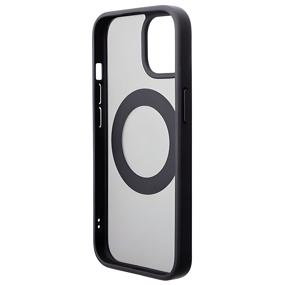 Capa Para iPhone 15 Pro Max, Suporte Para Carregamento Magnético, Preto, BGM