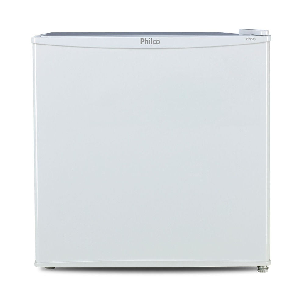 Frigobar Philco PFG50B 47 L 220V, Porta Reversível, Controle de Temperatura, Degelo Manual, Classe A+ – Branco