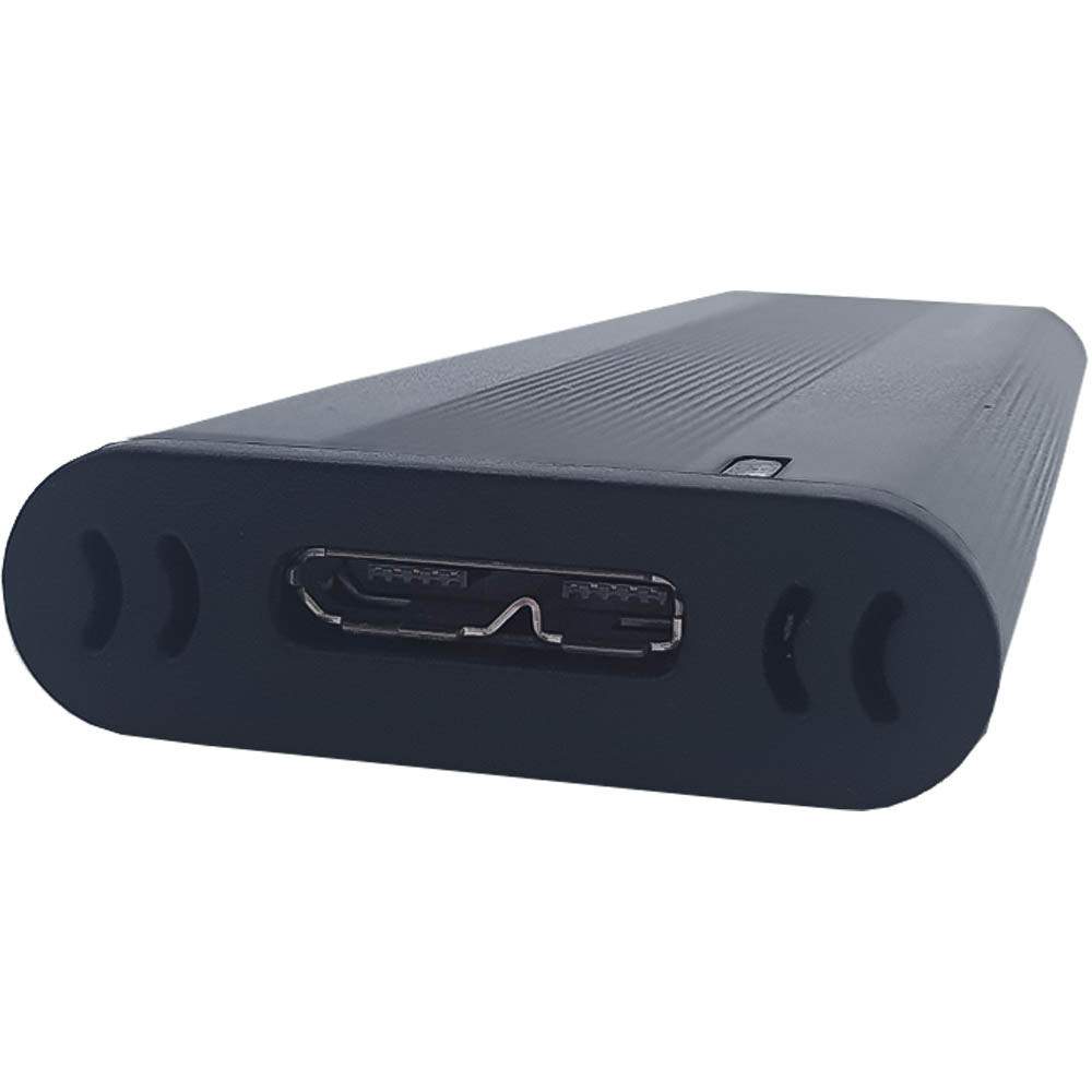 Case Externa Portatíl Para SSD M.2 SATA Em Alumínio Com Cabo NGFF (M.2)/USB 3.1