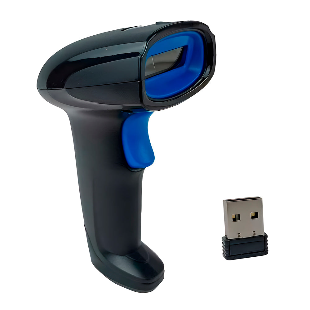 Leitor De Código De Barras Sem Fio Wireless 2.4ghz Com Bateria 1800mah, Exbom LCB-S600A