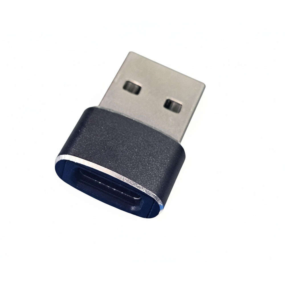 Adaptador OTG USB-C (Fêmea) Para USB 3.0 e 2.0 (Macho) Carga e Dados, Victory - Preto
