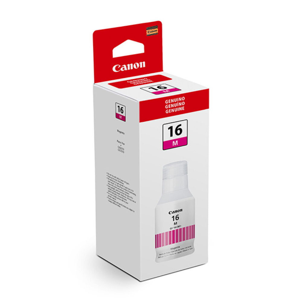Refil de Tinta Canon GI-16 Magenta Original 135ml para Maxify GX5010, GX6010, GX7010, GX6020, GX7020