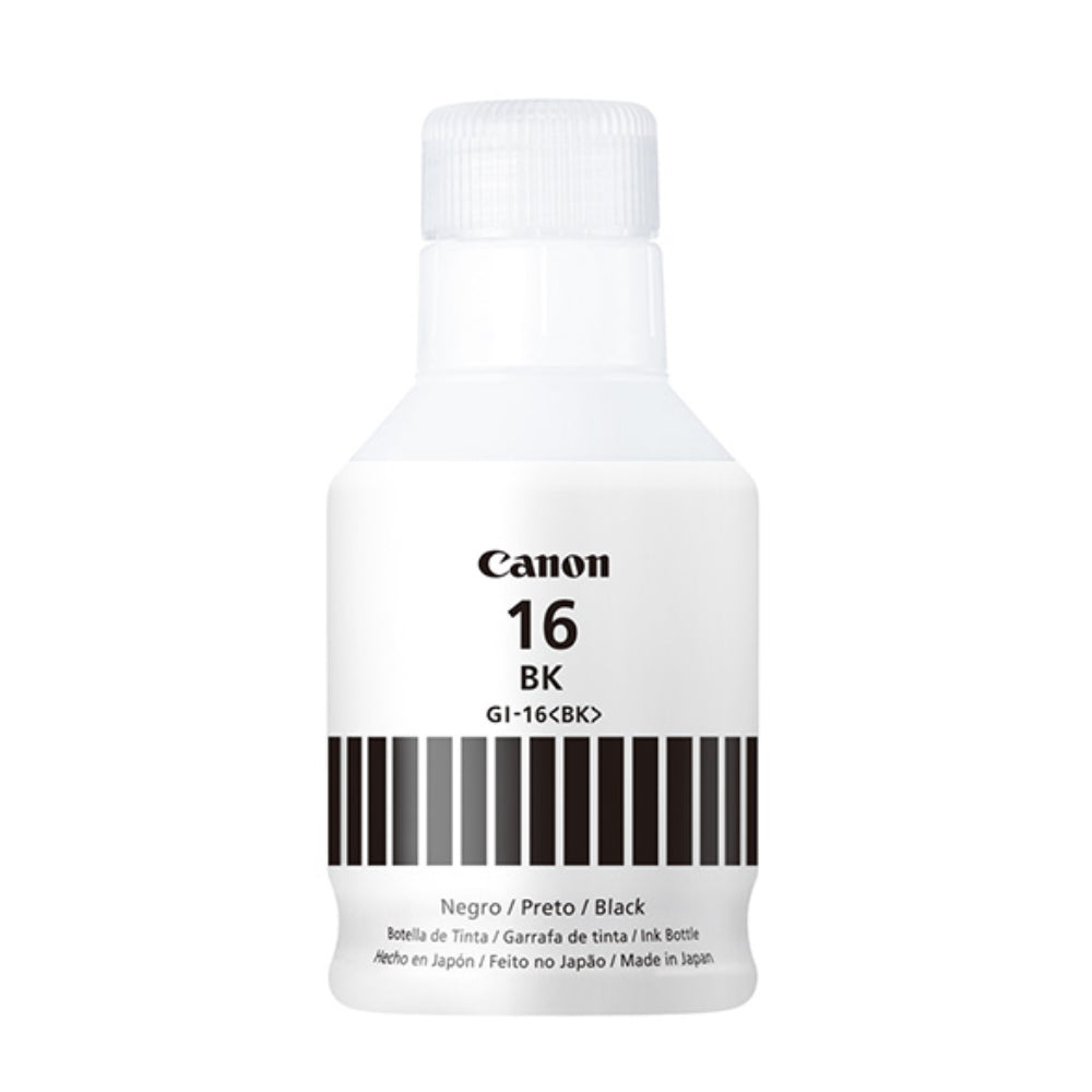 Refil de Tinta Canon GI-16 Preto 170ml Original para Linha Maxify GX GX6010, GX7010
