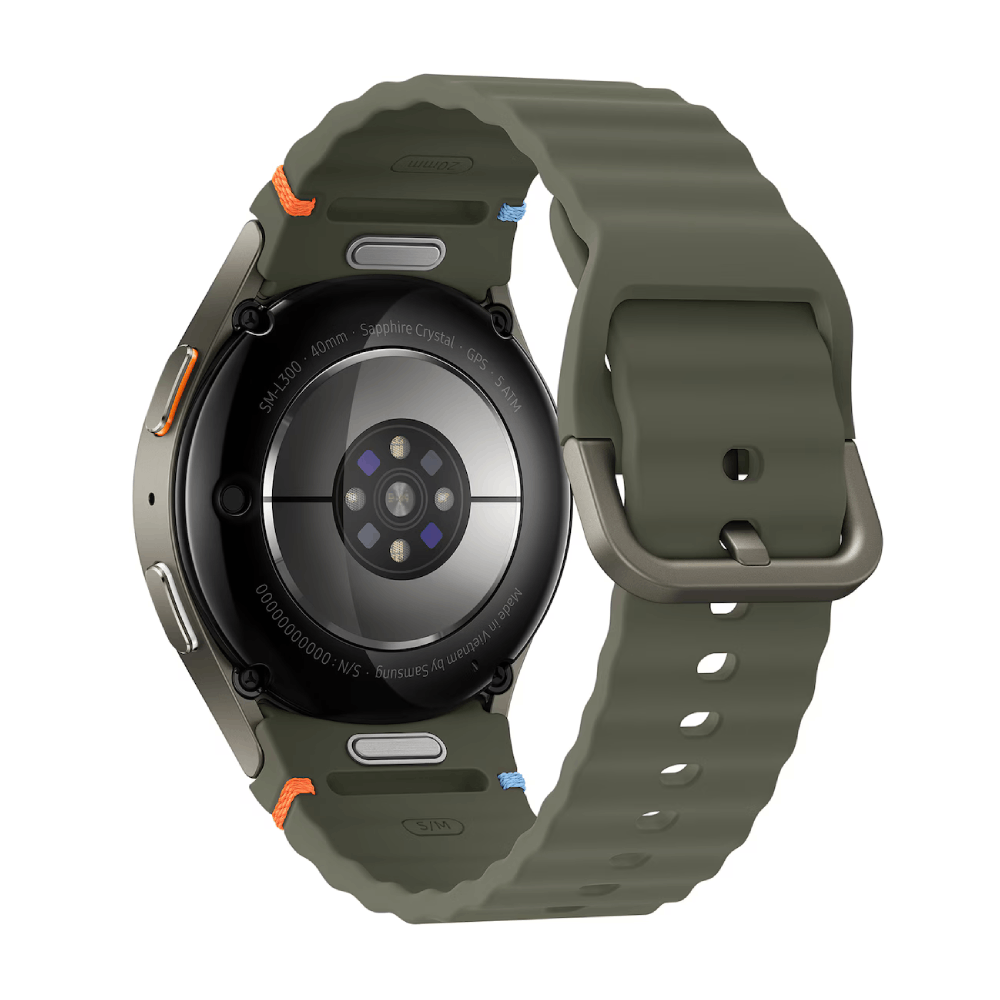 Smartwatch Samsung Galaxy Watch7 (Bluetooth, 40mm) Tela Em Cristal de Safira GPS Dupla Frequência - Verde
