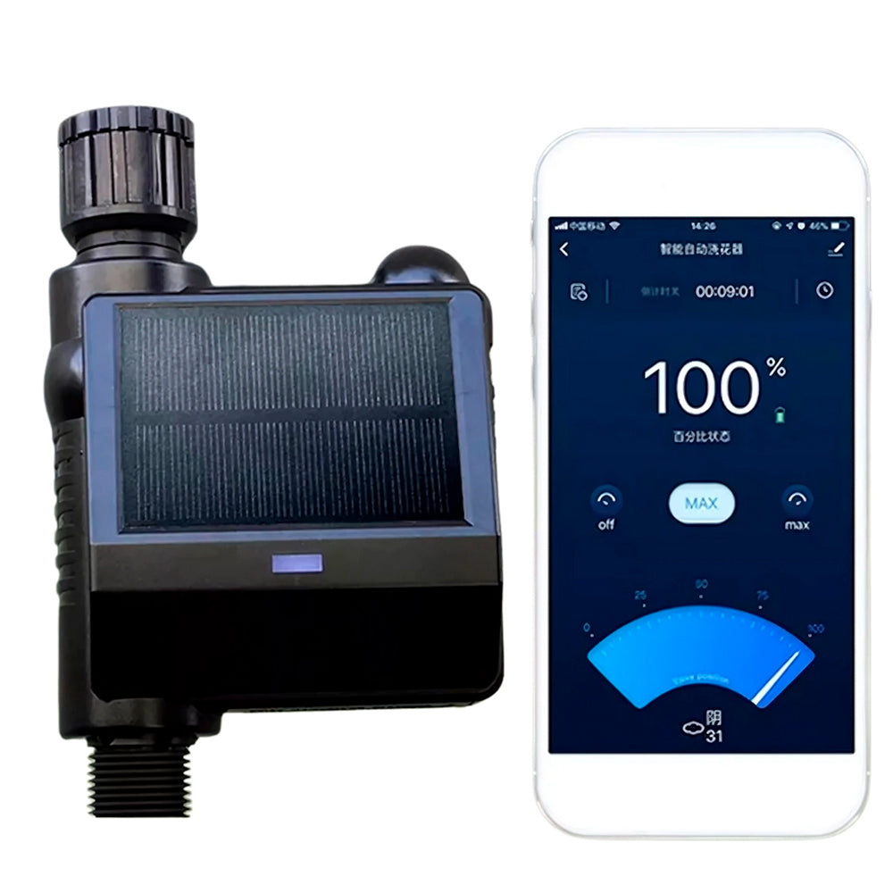 Válvula Inteligente, Com Alimentação Solar, Compatível Com Zigbee, Controle Por APP, Resistente a Água