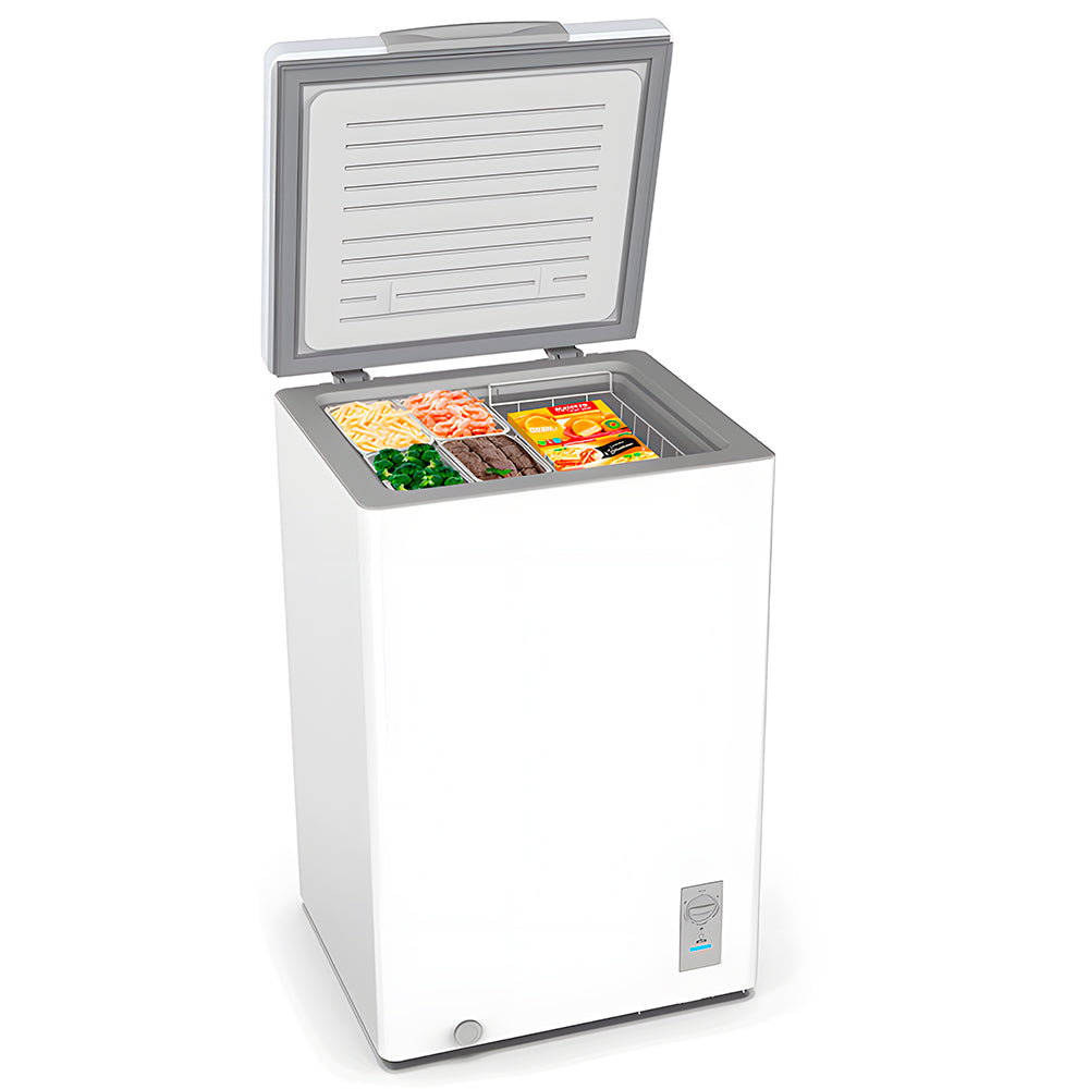 Freezer Horizontal 100 Litros, Midea, 127V, Branco, CFA10B1