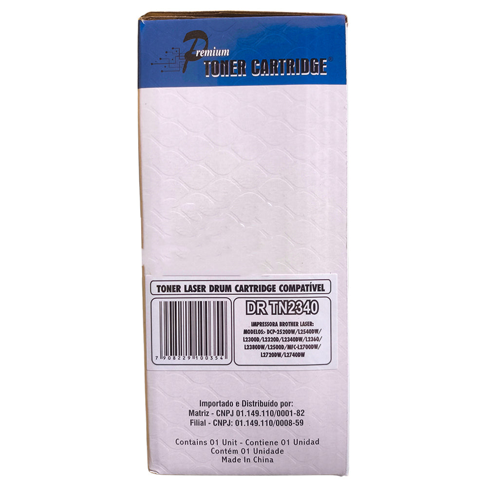 Foto Condutor Cartucho de Cilindro Brother DR-TN2340, Para Toner TN2370, 2540DW 2520DW 2740DW, Compatível Premium 12k