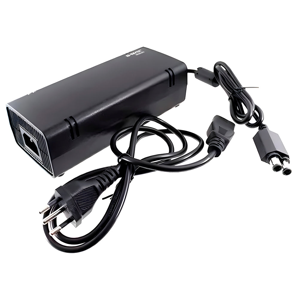 Fonte Carregador Xbox 360 Slim Pino Duplo Bivolt Knup - KP-W013