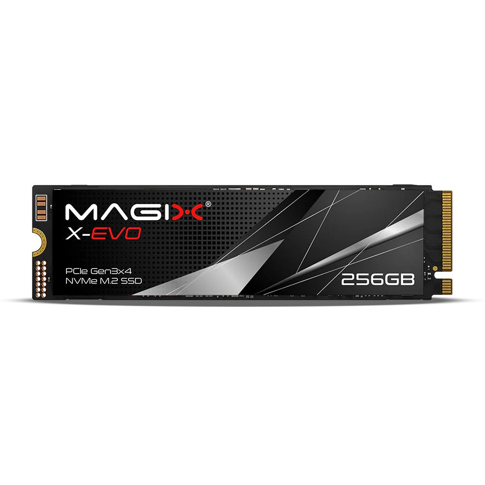SSD M.2 NVMe Magix X-Evo 256GB PCI-e Gen3x4 Leitura 2500Mb/s Gravação 1000Mb/s 3D Nand