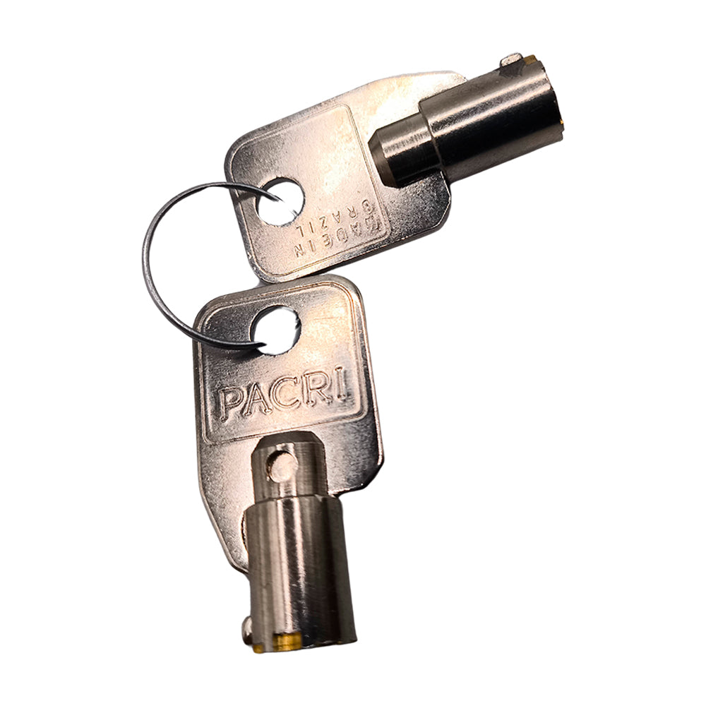 Trava de Segurança Cadeado Com Chave, Para Gabinete, FTB-70, Brazil PC