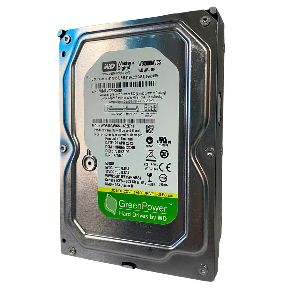 HD Western Digital WD5000AVCS-632DY1 500GB, SATA II 3Gb/s, 5400RPM, 16MB Cache, 3.5