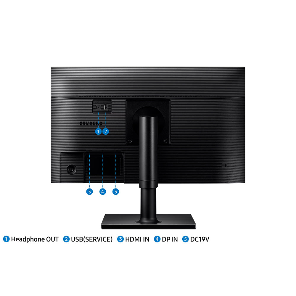 Monitor Gamer Samsung Odyssey G30, FULL HD, Tela Plana 24" Painel VA, 144Hz, 1Ms, HDMI, FreeSync Premium, LS24BG300ELMZD