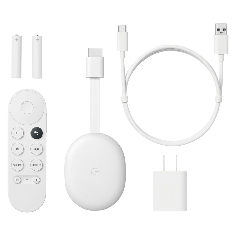 Chromecast Google TV GA03131, HD, Bluetooth, HDMI, USB Tipo-C, Branco