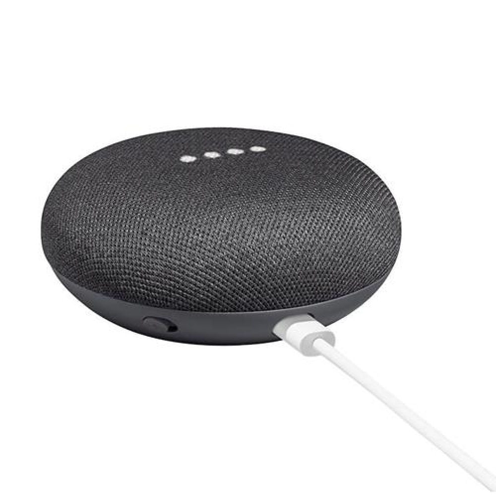 Google Nest Mini 2ª Geração, Assistente de Voz, Wi-Fi, Driver 1.58" 360° Som, Chip ML 1 TeraOPS, Controle Tátil, Preto