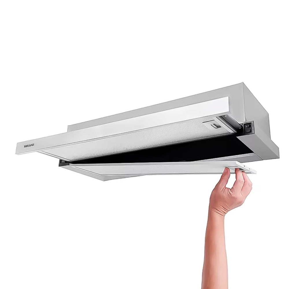 Depurador de Ar Suggar Slim de Embutir 80Cm Inox 220V DE82IX