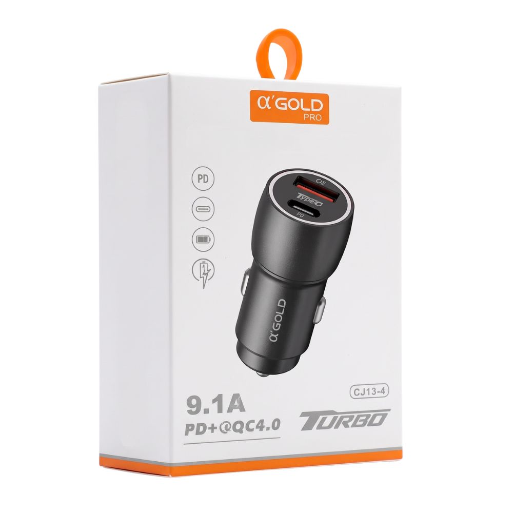 Carregador A'Gold CJ13-4  Veicular, 12v, 9,1 A, 60 W