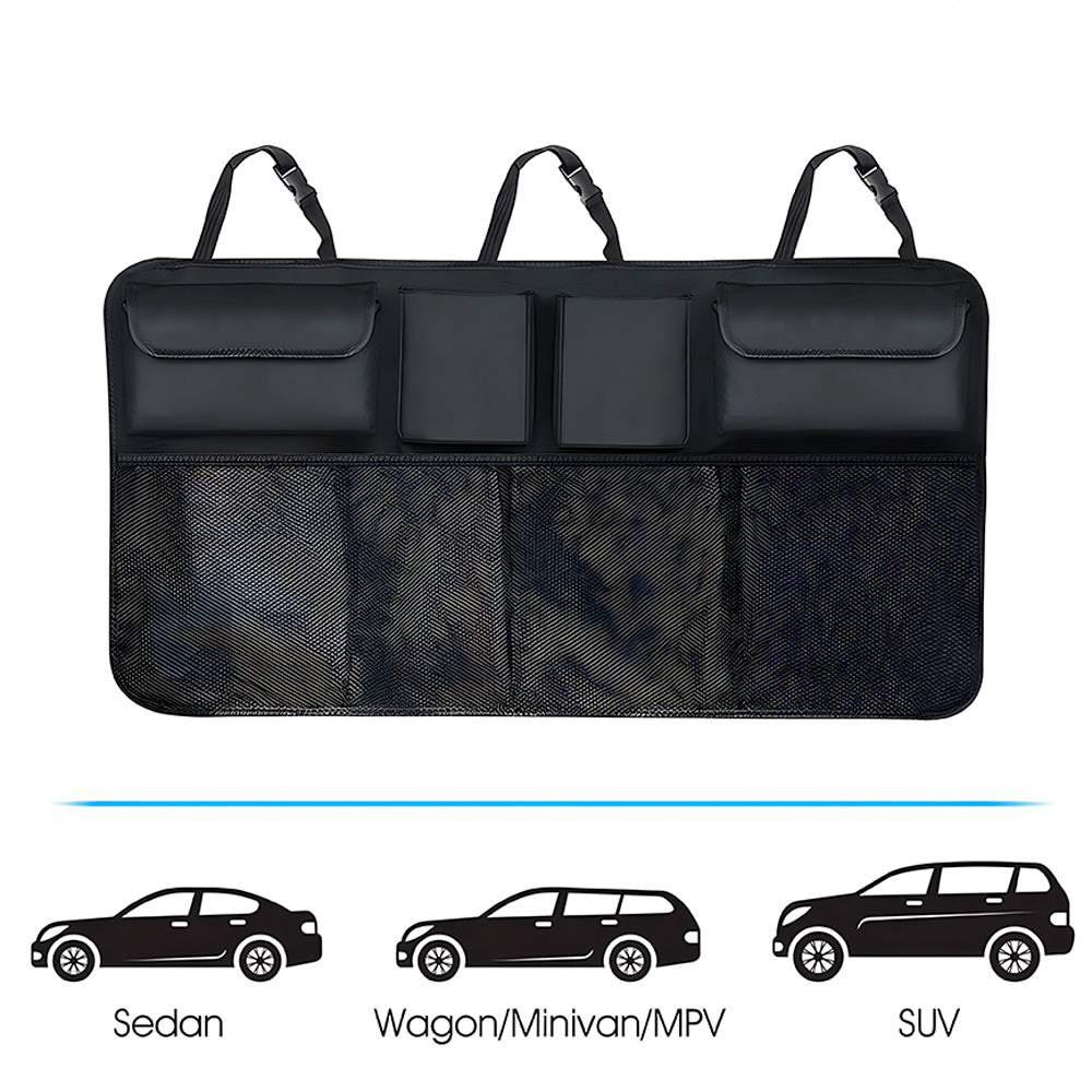 Bolsa de Armazenamento, Multifuncional, Dobrável, Para Porta-Mala de Carros, Preto