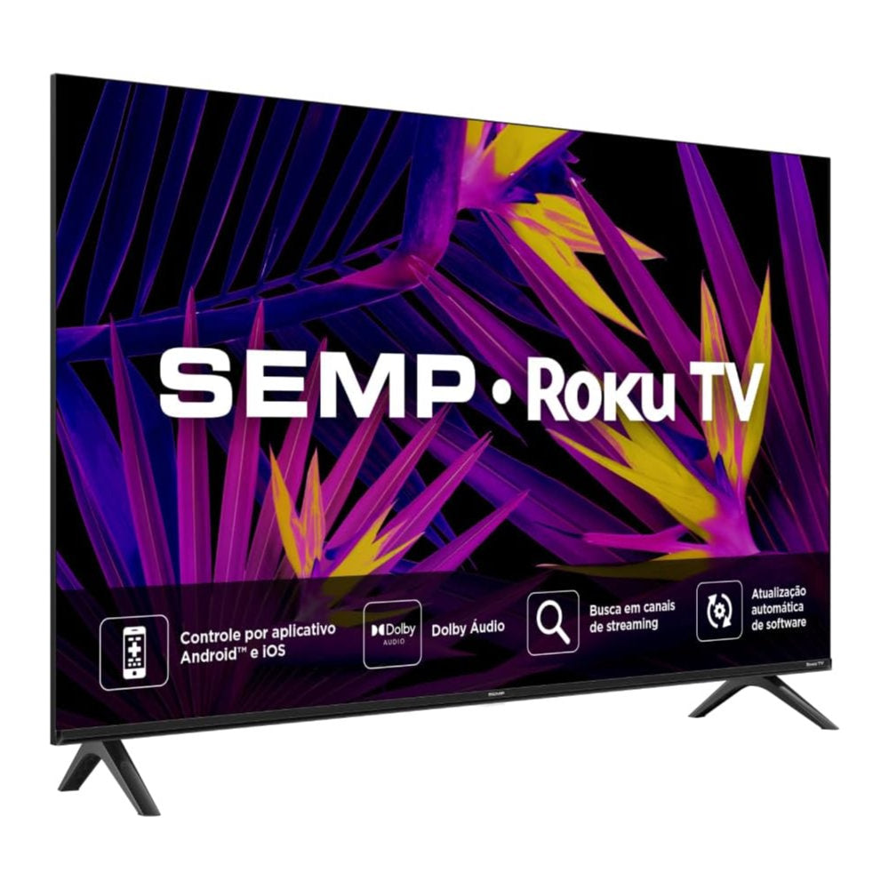 Smart TV 32" Semp Roku TV HD LED 32R6610 Wi-Fi USB 3 HDMI Bivolt