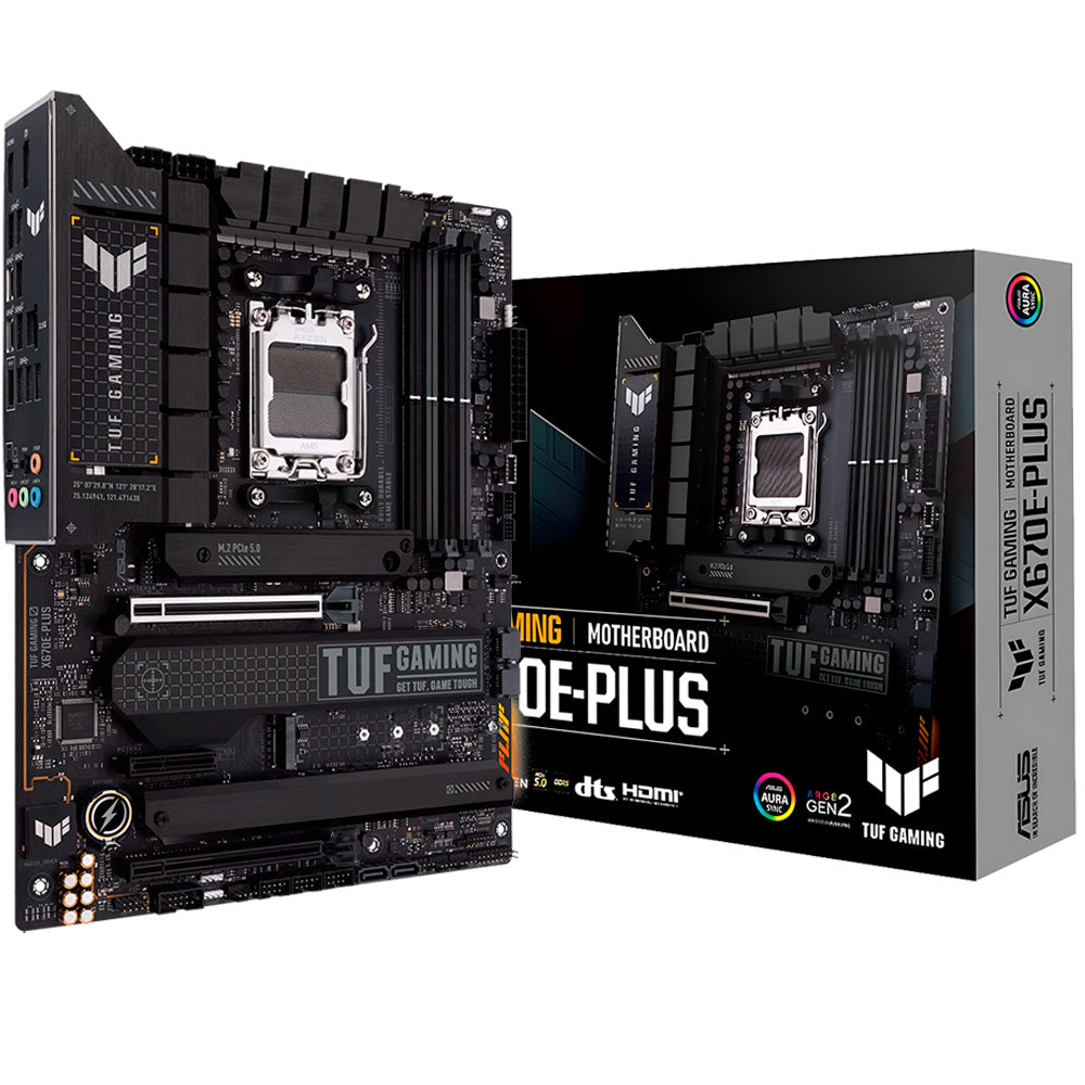 Placa Mãe Asus TUF Gaming X670E-Plus, DDR5, Socket AM5, ATX, Chipset AMD X670, TUF-GAMING-X670E-PLUS